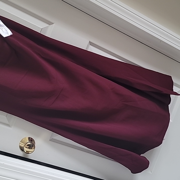 Dress The Population Burgundy Jordan Dress - Picture 2 of 5